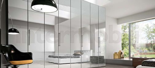 Платяной шкаф Mercantini с зеркальными створками