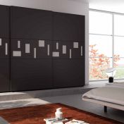 Платяной шкаф с глянцевыми раздвижными дверями SESTANTE