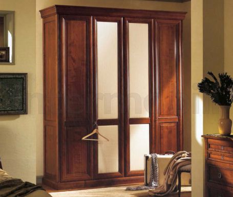 Платяной шкаф с 4 деревянными дверями коллекции Tiziano