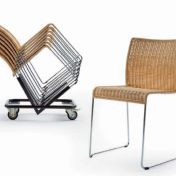 Плетеные стулья от фабрики Bonacina Pierantonio