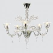 Подвесная люстра из стекла