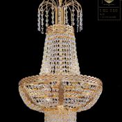 Подвесная люстра с подвесками из кристаллов