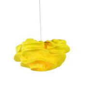 Подвесной светильник ярко желтого цвета