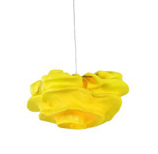 Подвесной светильник ярко желтого цвета