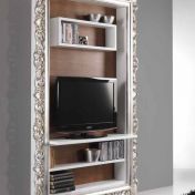 Полка под телевизор из древесины ореха