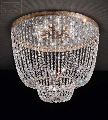 Потолочный светильник из длинных подвесок