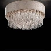 Потолочный светильник с абажуром и подвесками