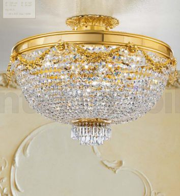 Потолочный светильник с золотым декором
