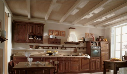 Прямая кухня из классической серии Amabile