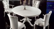 Раздвижной круглый стол со стульями ROYAL