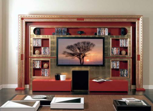 Роскошная стенка под плазму коллекции ART DECO