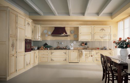 Роскошная угловая кухня из коллекции Amabile