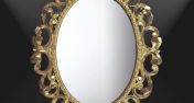 Роскошное зеркало в овальной раме