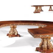 Роскошный полукруглый стол от Jumbo.