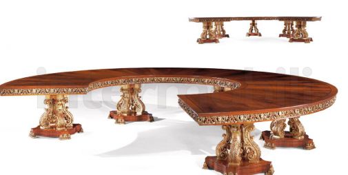 Роскошный полукруглый стол от Jumbo.