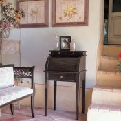 Секретер в черном лаке с эффектом состаривания от Tonin Casa