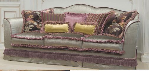 Серебристый диван Morrison из коллекции Symphony of colours