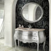 Серебристый гарнитур для ванной Angelo Capellini