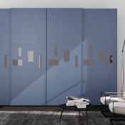 Шкаф с четырьмя раздвижными дверями Mercantini