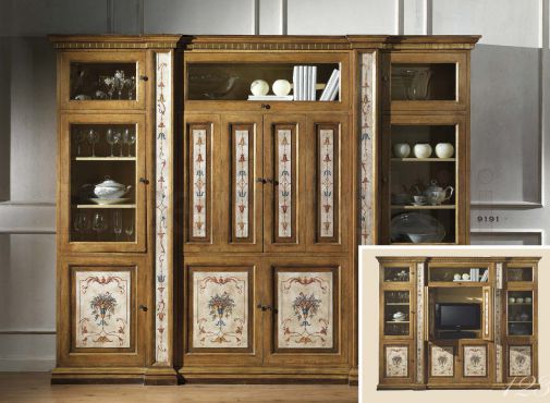 Шкаф с отделом для установки TV по центру