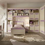 Спальня для девочки в нейтральных тонах из коллекции Beverly