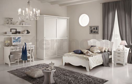 Спальня в нежной гамме от фабрики Pentamobili