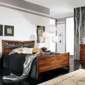 Спальня Verona из натурального дерева с двуспальной кроватью