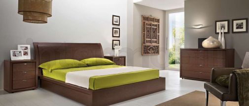 Спальный гарнитур Mercantini в отделке под темный дуб