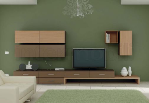 Стенка для гостиной от фабрики Moretti Compact