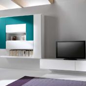 Стенка для гостиных Mercantini с ярким акцентом