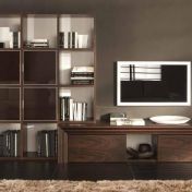 Стенка с открытыми полками