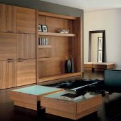 Стенка в деревянном исполнении