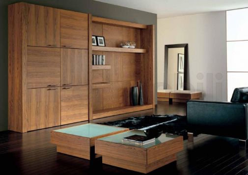 Стенка в деревянном исполнении