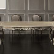 Стол обеденный с двумя вставками по краям