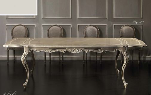 Стол обеденный с двумя вставками по краям