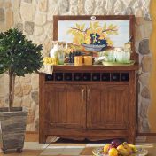 Столик для нарезки с керамической панелью