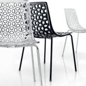 Стул TESS из хромированного металла