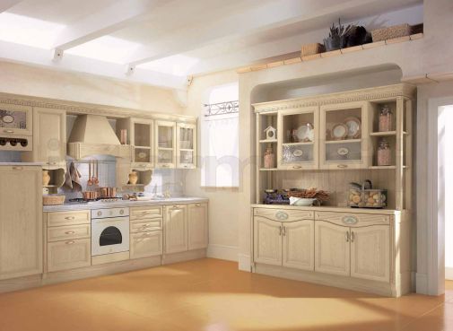 Светлая кухня в классическом стиле из коллекции Sintonia