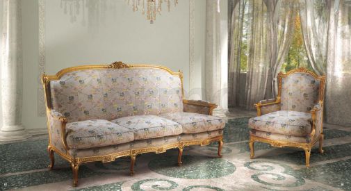 Светлый мягкий гарнитур для гостиной.