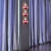 Бра аметистово-молочного цвета