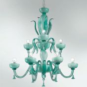 Люстра цвета «Морская волна»