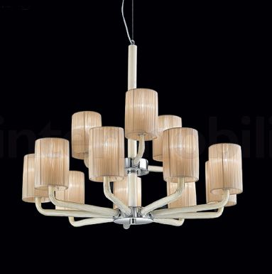 Люстра цвета слоновой кости