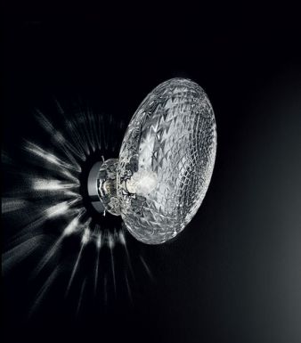 Настенный светильник Applique хрусталь и дымчатый