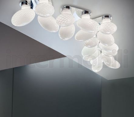 Потолочный светильник «Хрустальное трио»