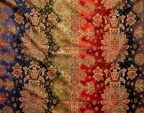 Ткань BOLCHOI с разноцветными полосами