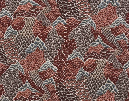 Ткань BRODERIE LE ROCHER от дома BRAQUENIE с абстрактным рисунком