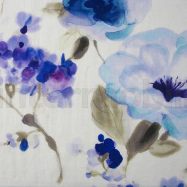 Ткань CAMELIA из коллекции JARDINS SUSPENDUS с цветочным рисунком