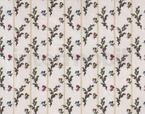 Ткань EGLANTINE из коллекции BRAQUENIE с цветочным узором