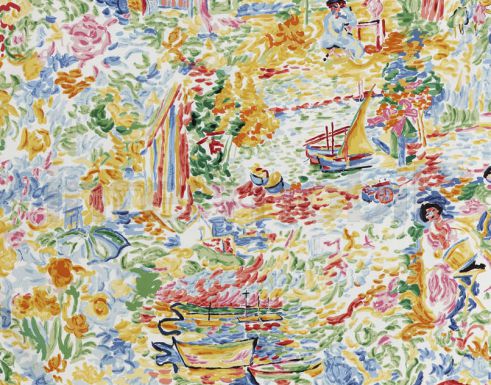 Ткань FAUVISME с ярким рисунком