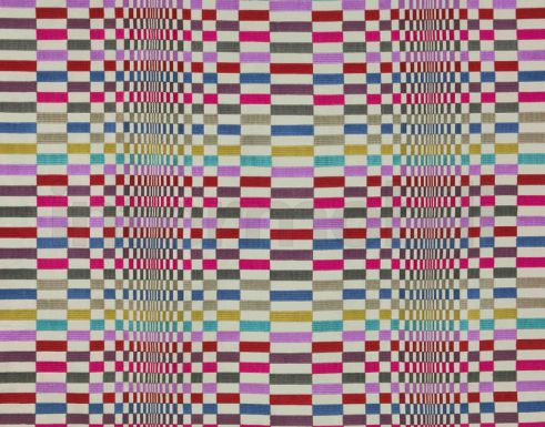 Ткань NEVADA из коллекции BOUSSAC с геометрическим узором